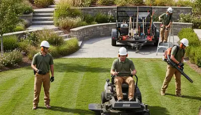 Denver tree service crew providing landscaping and tree care for healthy, low-maintenance yards