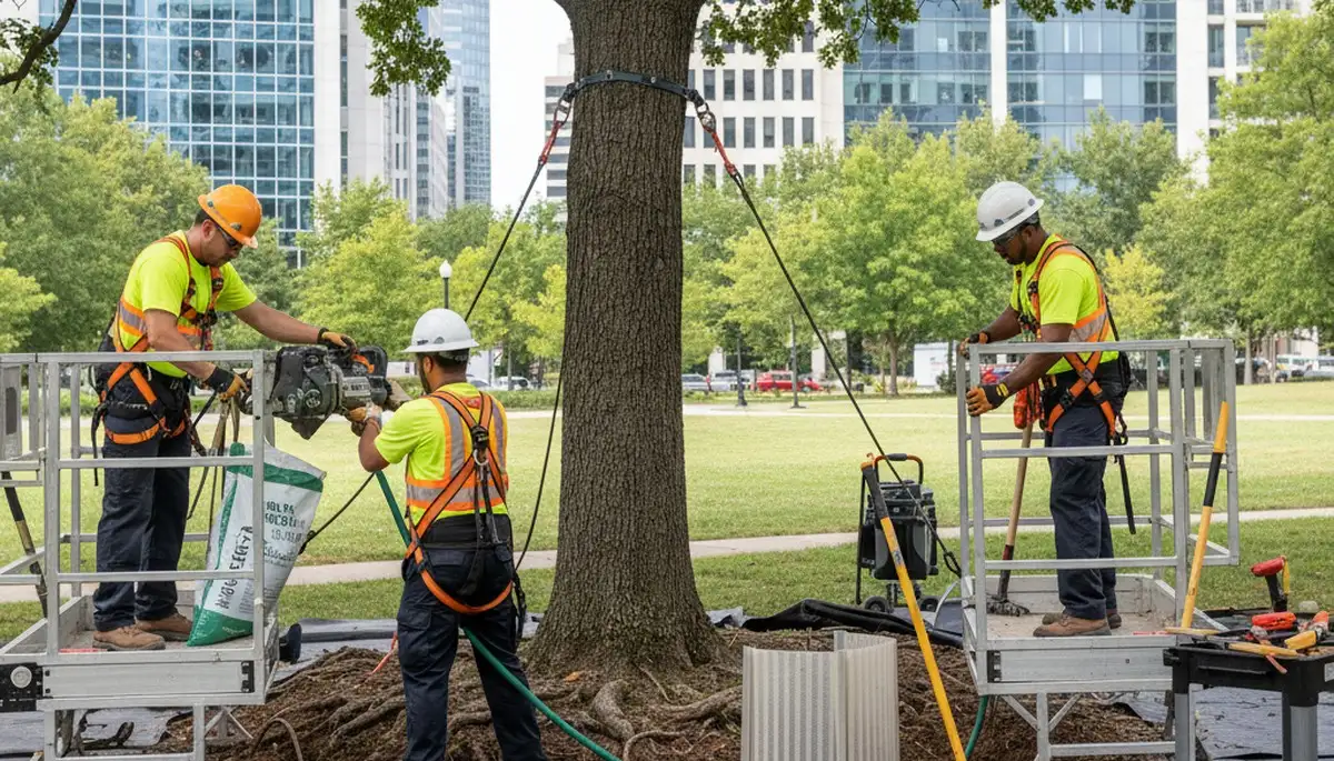 Root protection service in Denver, CO for tree health and soil care