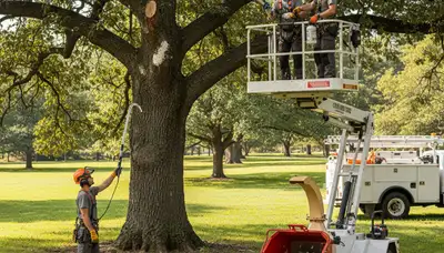 Arbor Tree Care treating tree disease in Denver, CO to slow fungal infection and decline