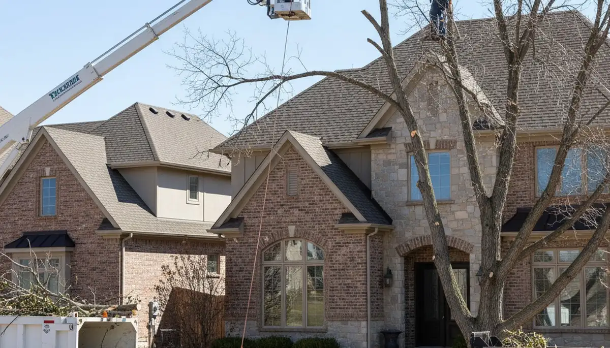 Tree service team in Denver, CO providing professional tree removal and cleanup