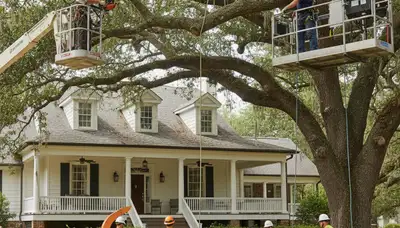 Tree removal crew serving Denver, CO for safe tree cutting and cleanup