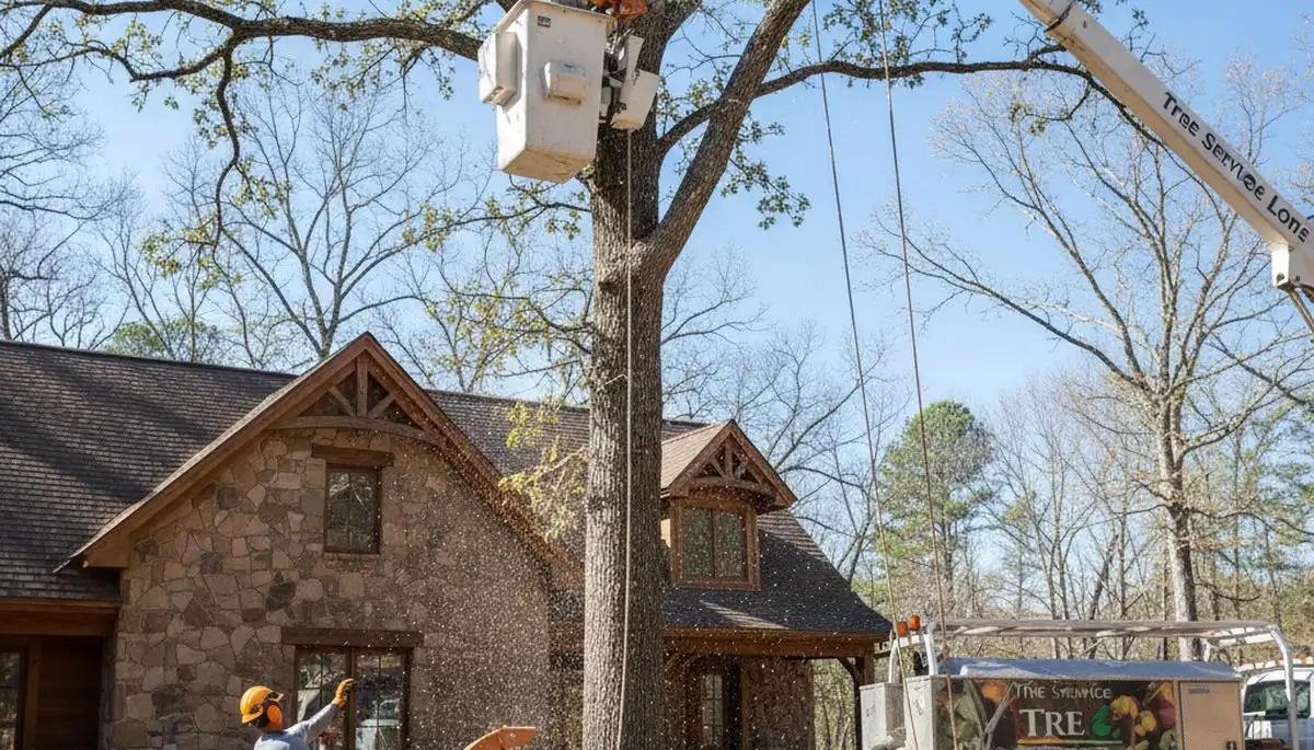 Denver, CO tree service crew providing professional tree removal and maintenance for local properties