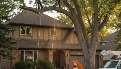 Denver, CO tree removal service crew providing safe residential and commercial tree removal